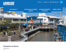 Tablet Screenshot of landcor.com